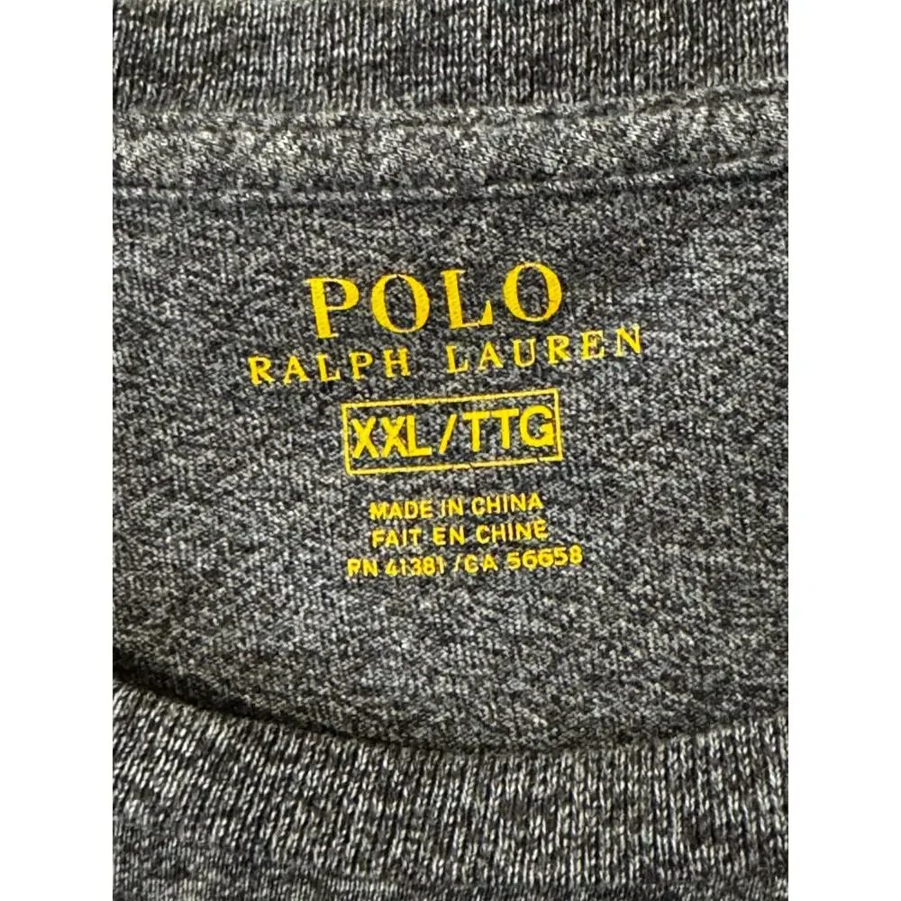 Polo Ralph Lauren Men's Long Sleeve T-‎ Shirt Heather Blue Size XXL